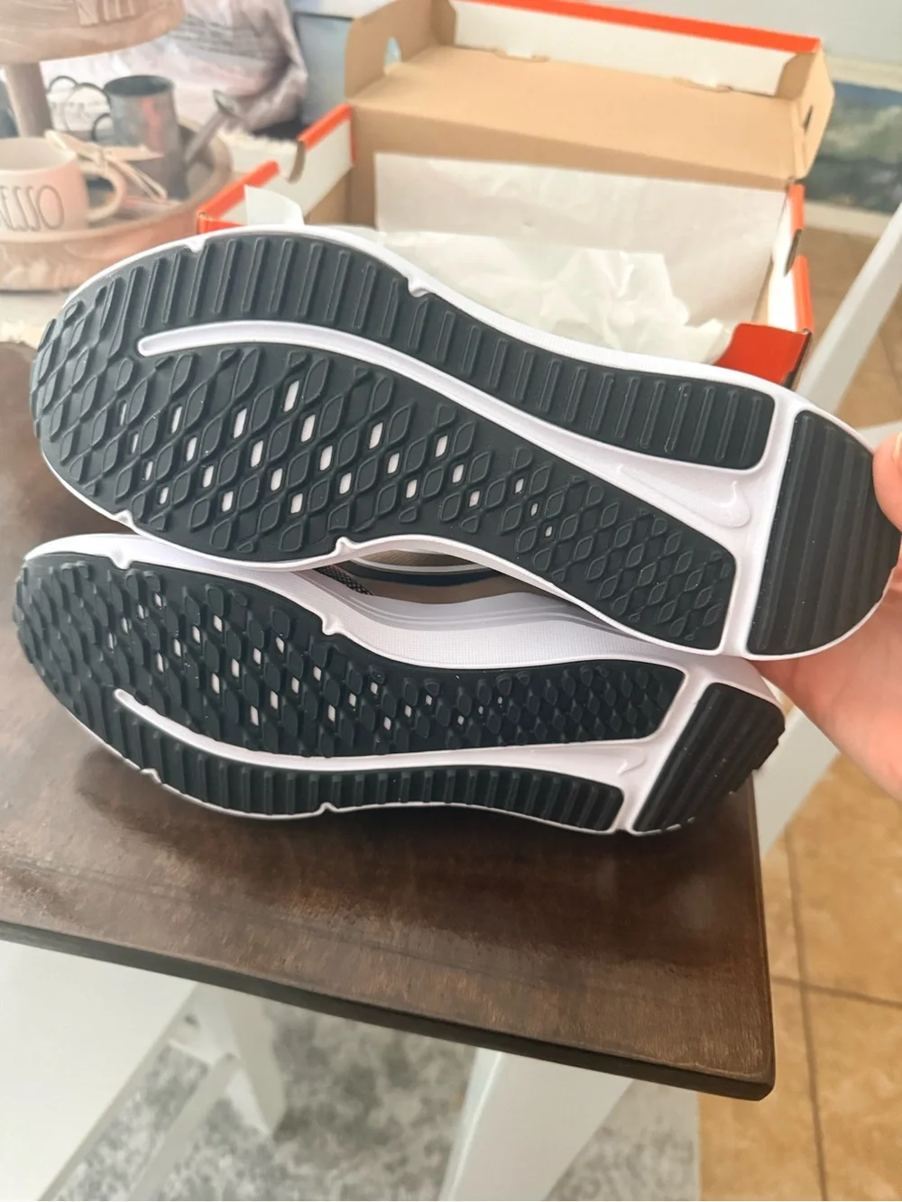 Nike Kids Black and Gold cosmic runner Athletic Sneakers